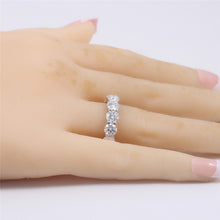 925 Sterling Silver Eternity ring 6mm 5A Zircon